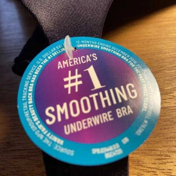 🩷🩷Vanity Fair Beauty Back Full Figure Underwire Navy Bra 76380 40C NWT - Picture 4 of 5